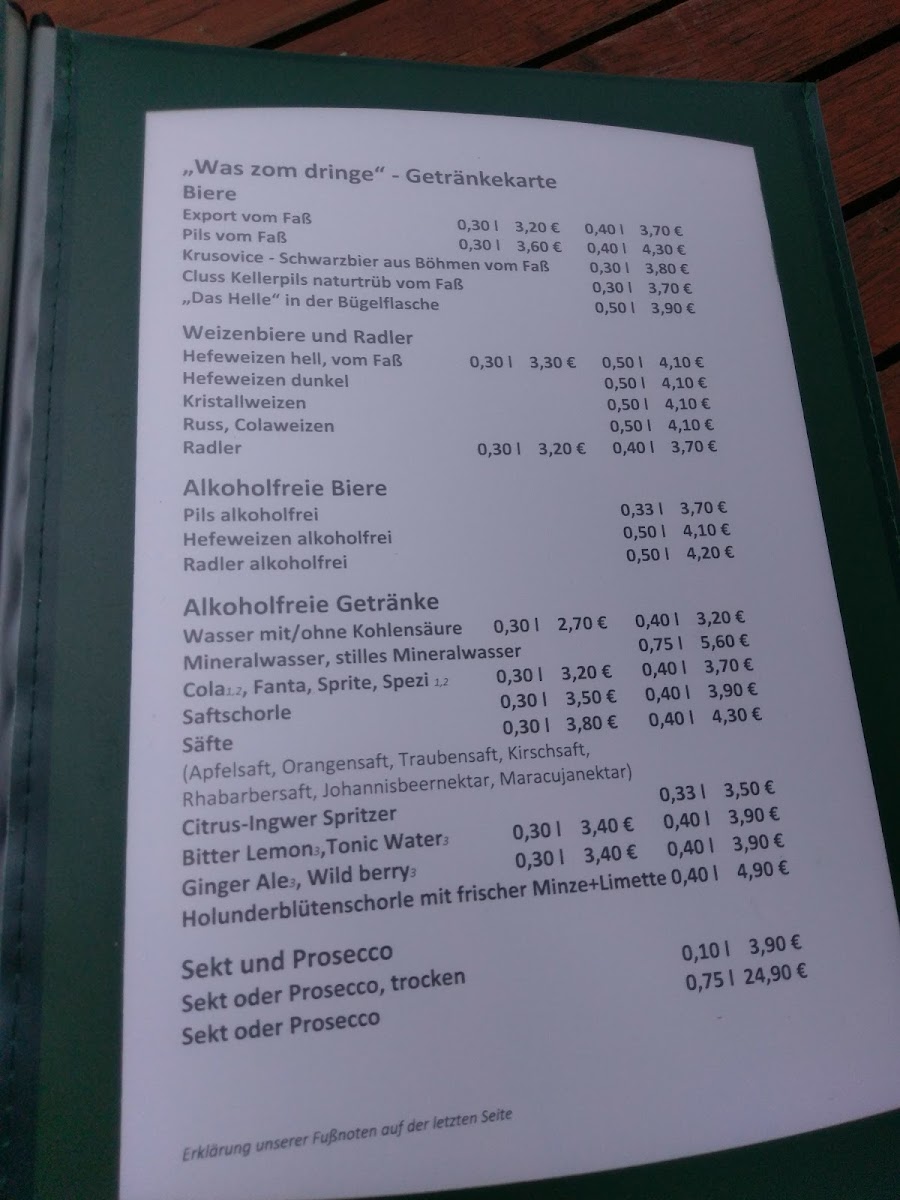Zur Sattlerei Photo Menu 8
