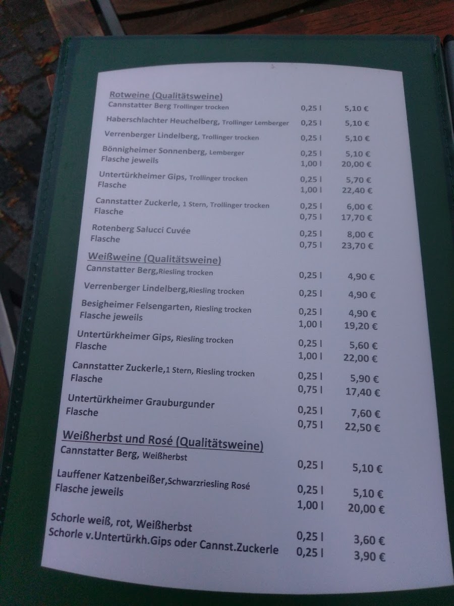 Zur Sattlerei Photo Menu 9