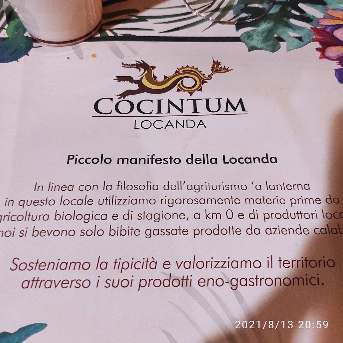 Locanda Cocintum Photo Menu 2