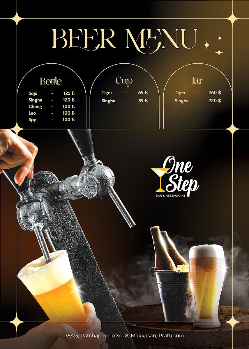 One Step Bar & Restaurant - Bangkok Photo Menu 5