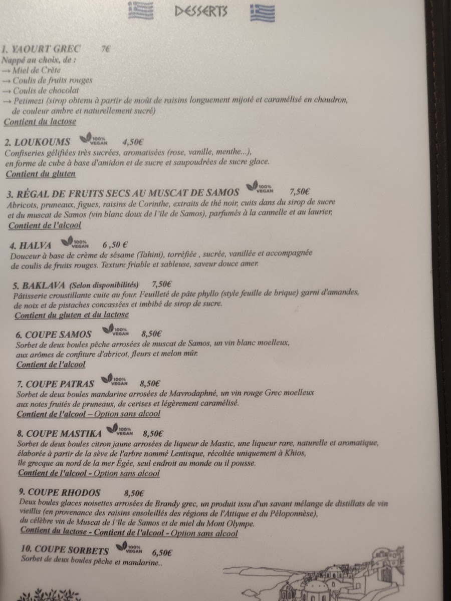 LE MYNDOS RESTAURANT Photo Menu 2
