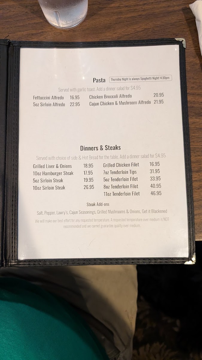 Whimp's Place Photo Menu 2