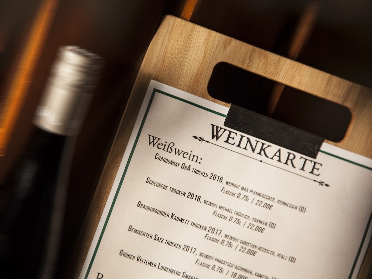 Zum Unterwirt Photo Menu 2
