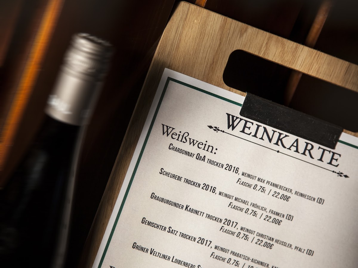 Zum Unterwirt Photo Menu 5