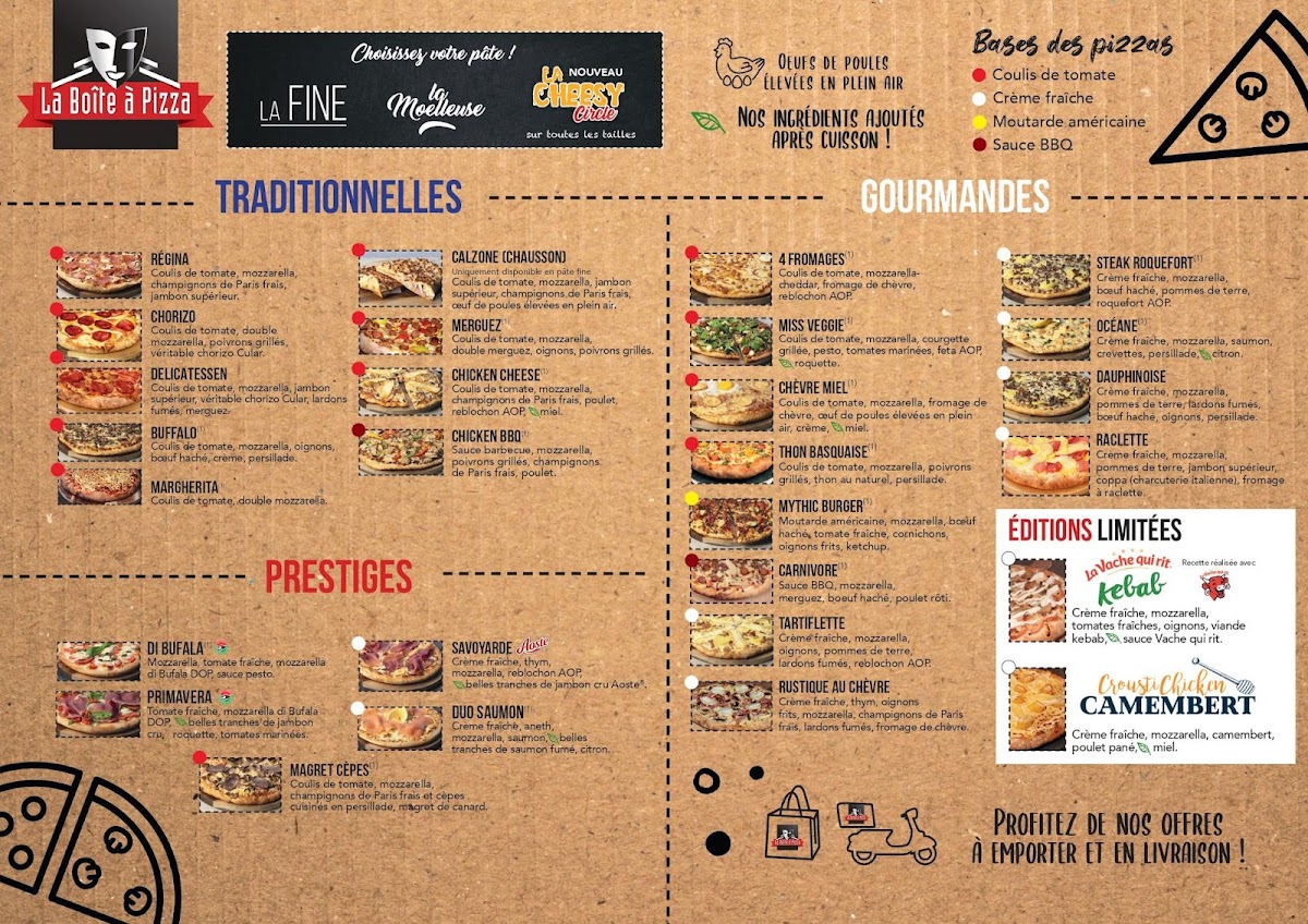LA BOÎTE A PIZZA Albi Photo Menu 1