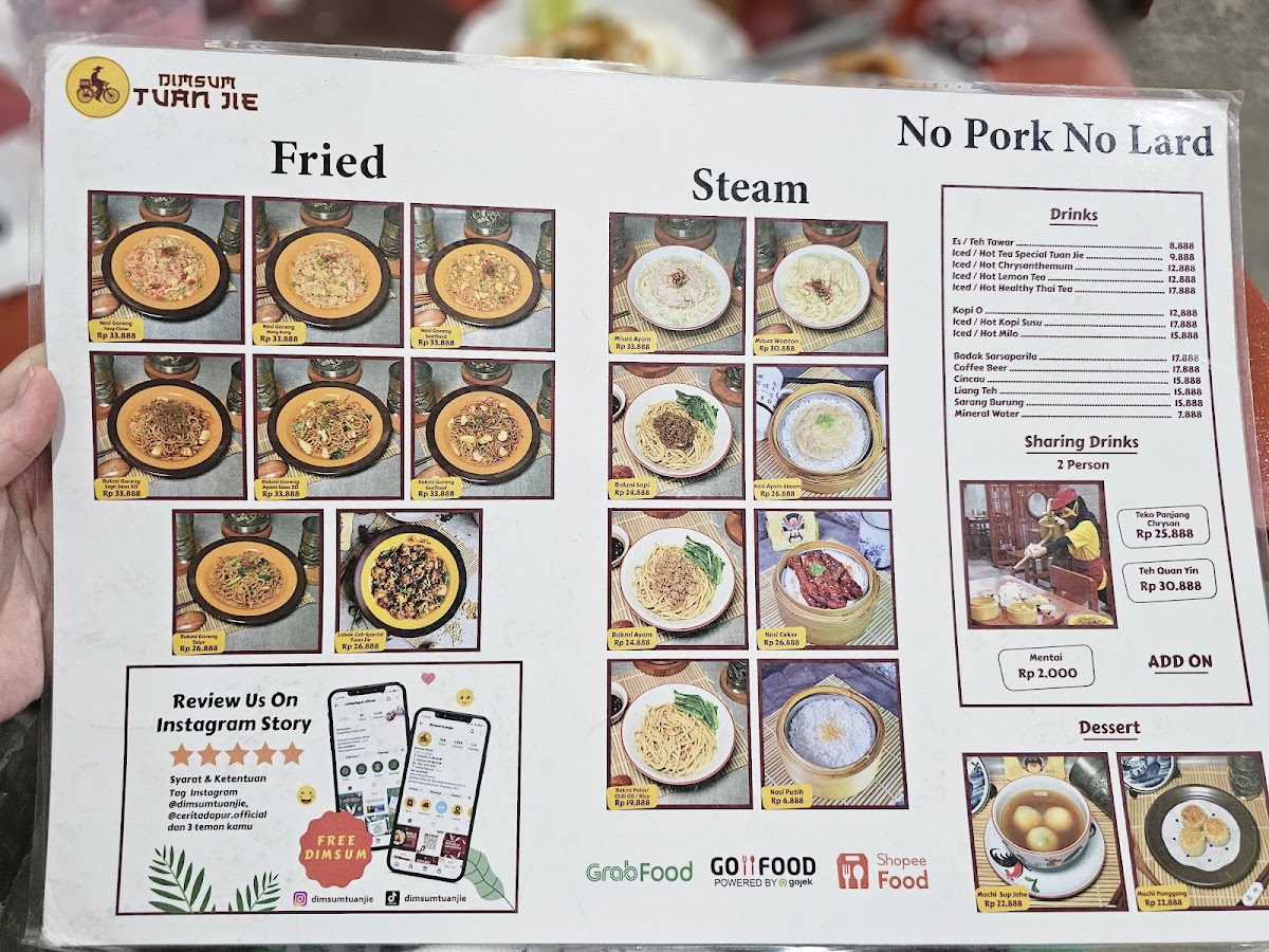 DIMSUM TUAN JIE & CERITA DAPUR Photo Menu 1