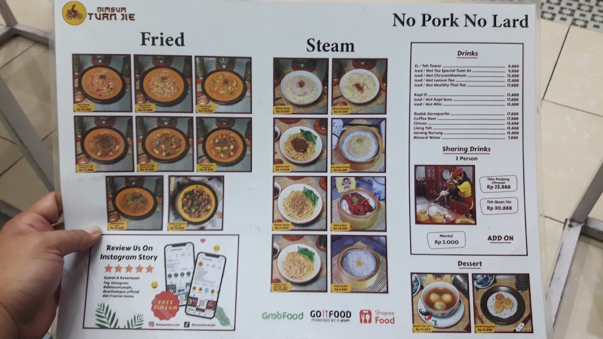 DIMSUM TUAN JIE & CERITA DAPUR Photo Menu 10