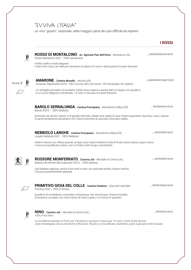 Osteria Zanchetti Photo Menu 10