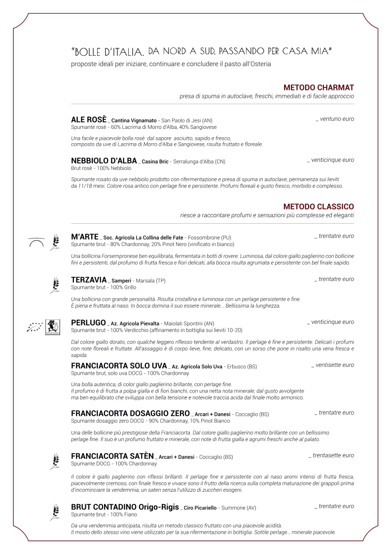 Osteria Zanchetti Photo Menu 5