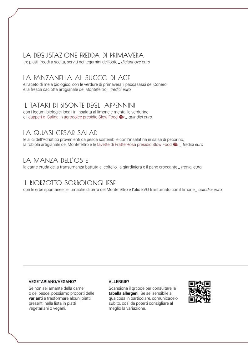 Osteria Zanchetti Photo Menu 6