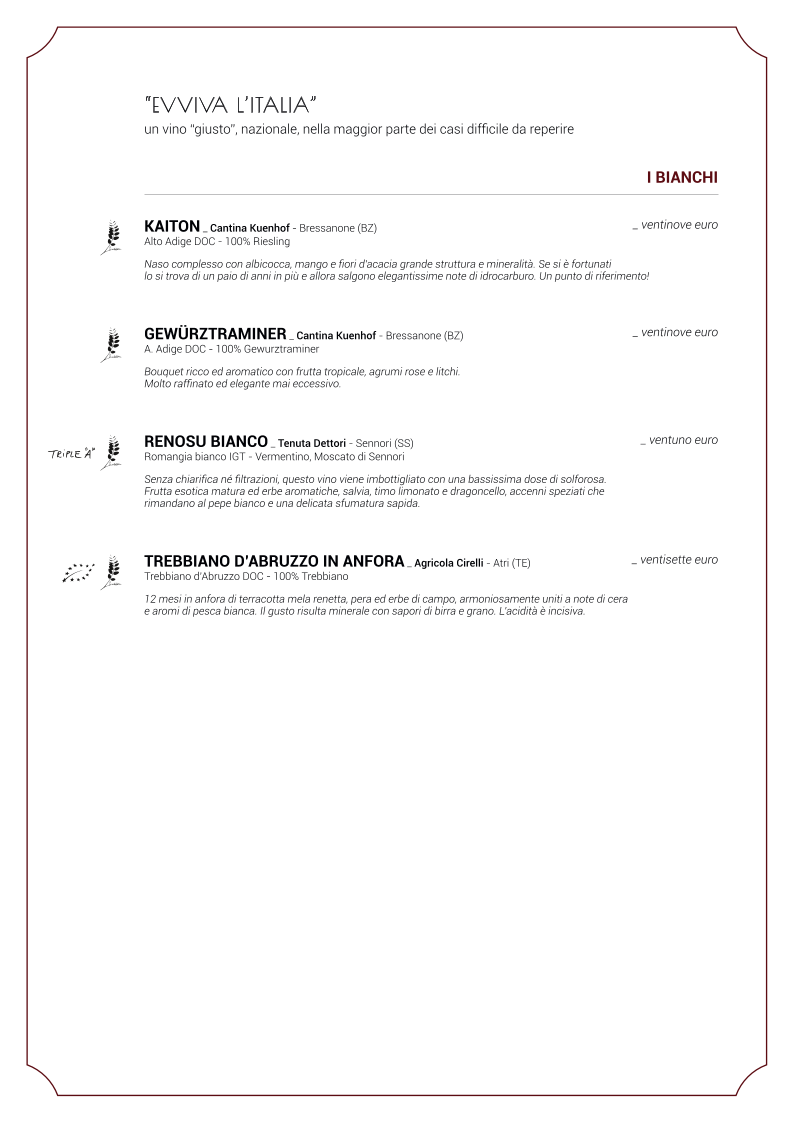 Osteria Zanchetti Photo Menu 9