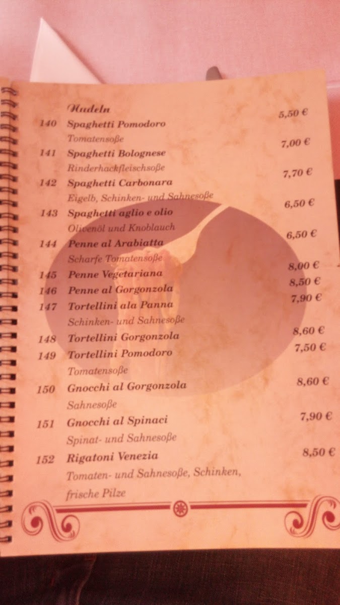 Restaurant Venezia Photo Menu 1