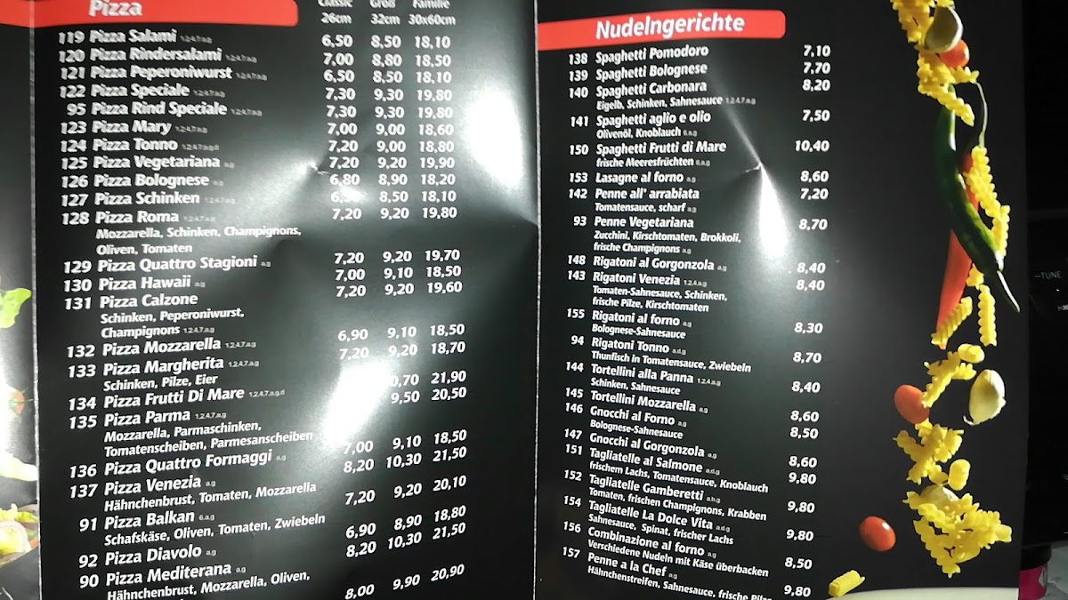 Restaurant Venezia Photo Menu 2