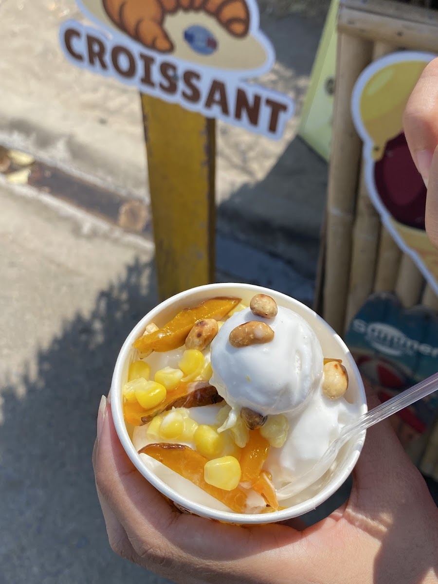 Three Palm Trees Coconut Ice Cream Photo 4