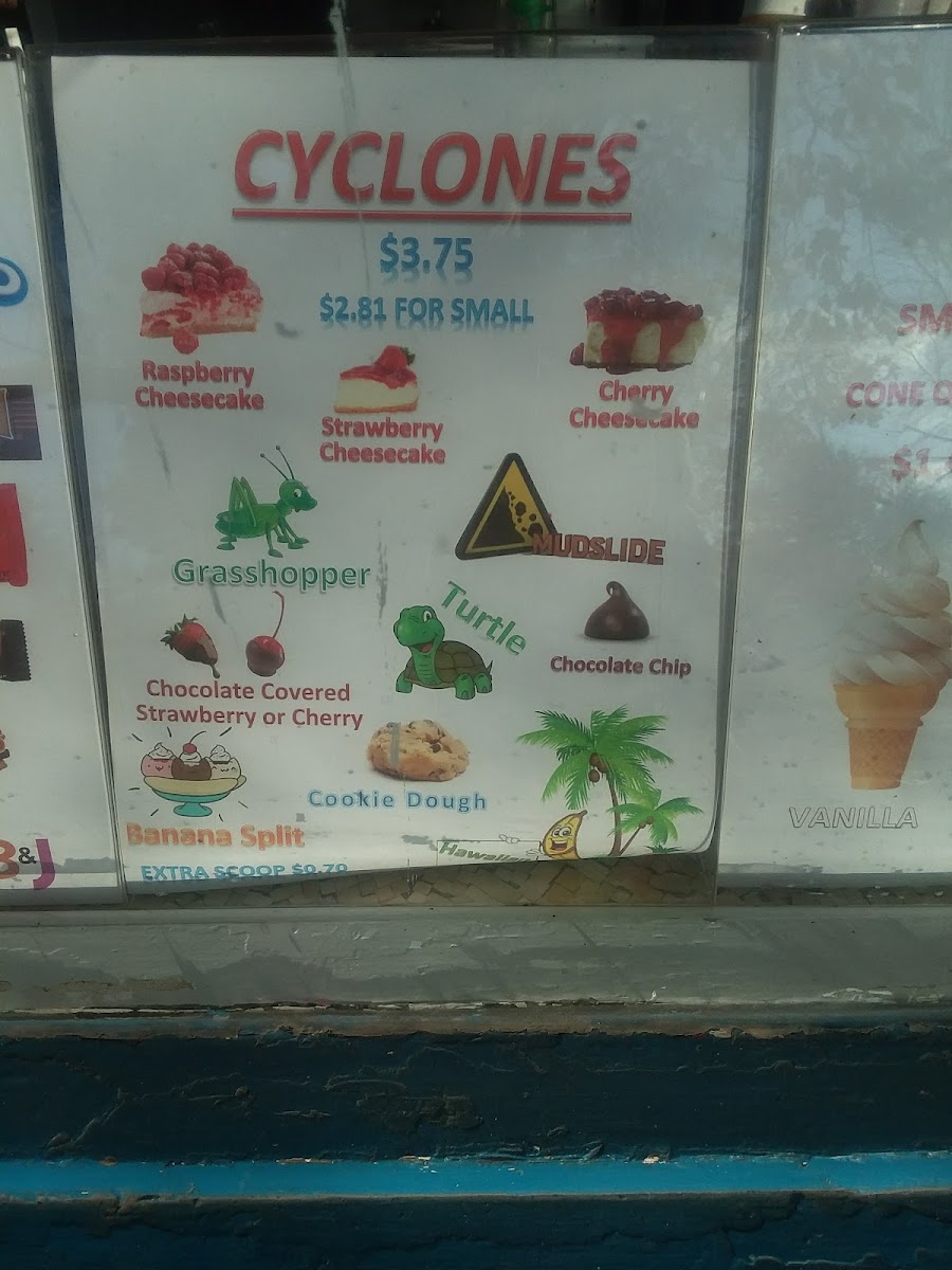 Taste 'E' Freeze Photo Menu 8