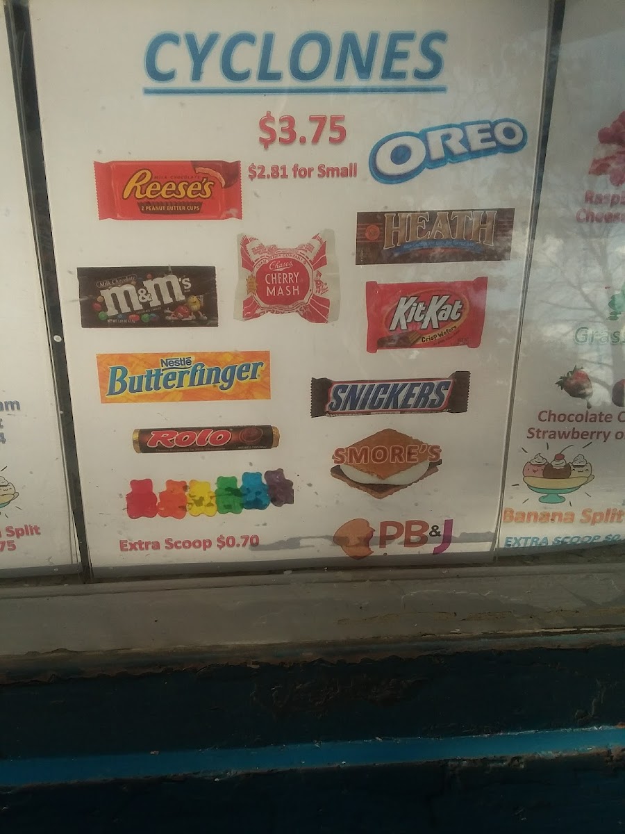Taste 'E' Freeze Photo Menu 9