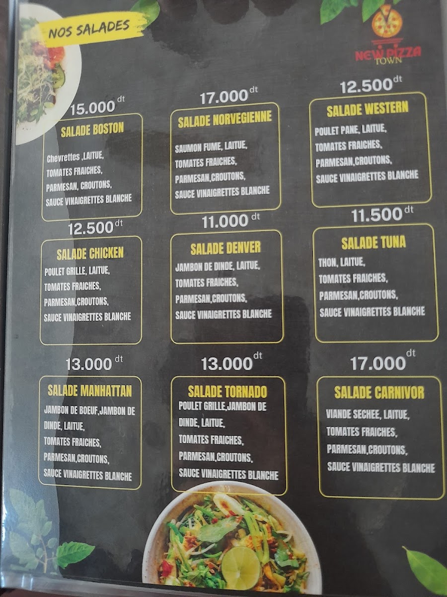 New pizza town Photo Menu 3