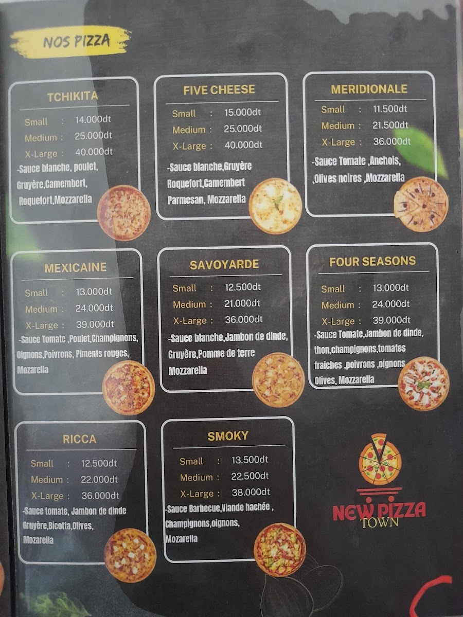 New pizza town Photo Menu 5