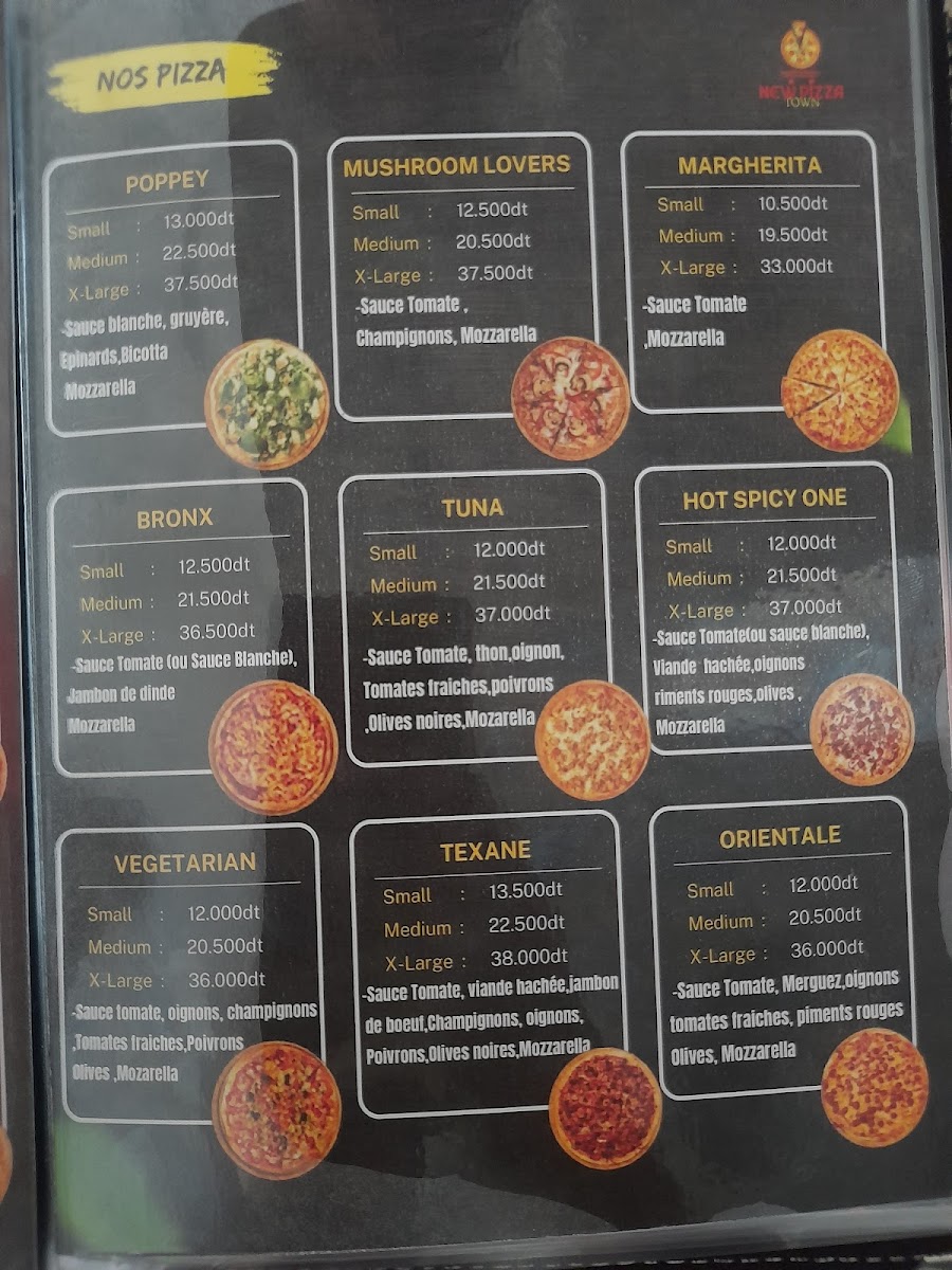 New pizza town Photo Menu 7