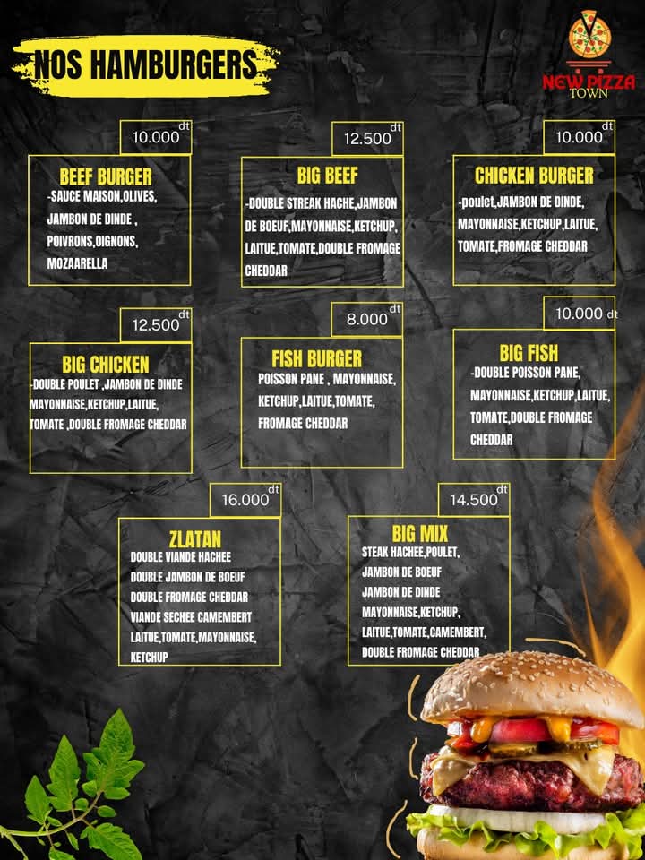New pizza town Photo Menu 8