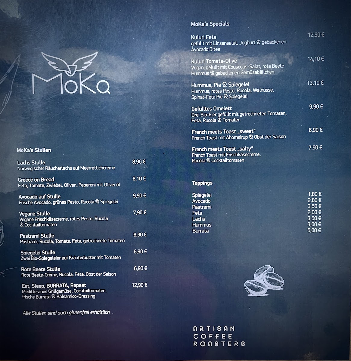 Moka Roasters Photo Menu 6