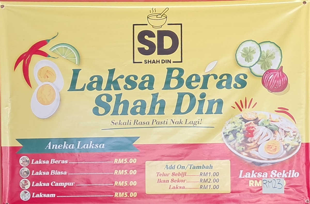 Laksa Mak Tok Laksa Beras Shah Din Photo Menu 1