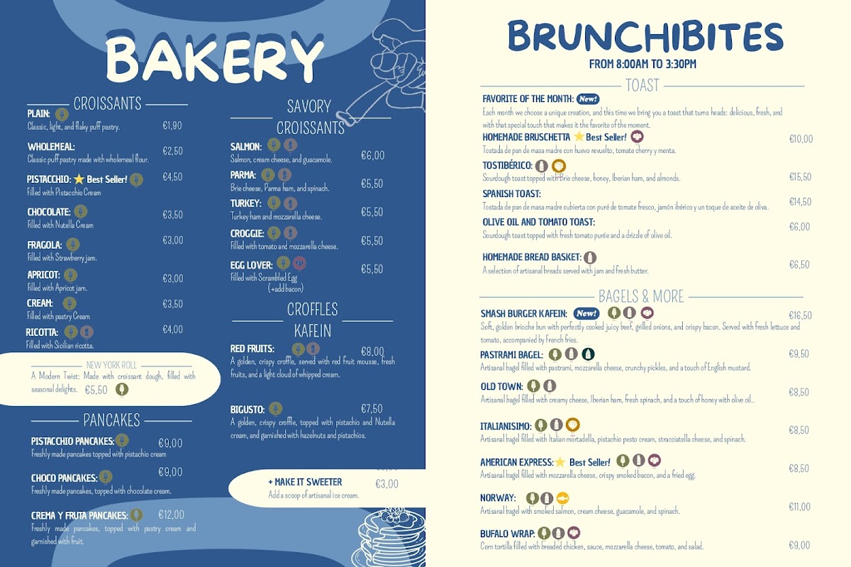 Kafein Coffee & Kitchen Photo Menu 1