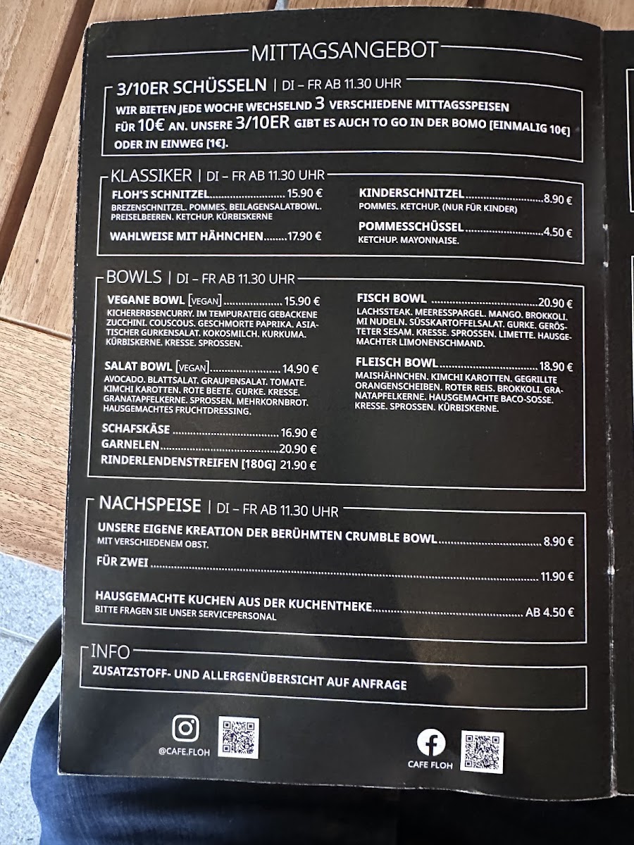 CAFE FLOH Photo Menu 1