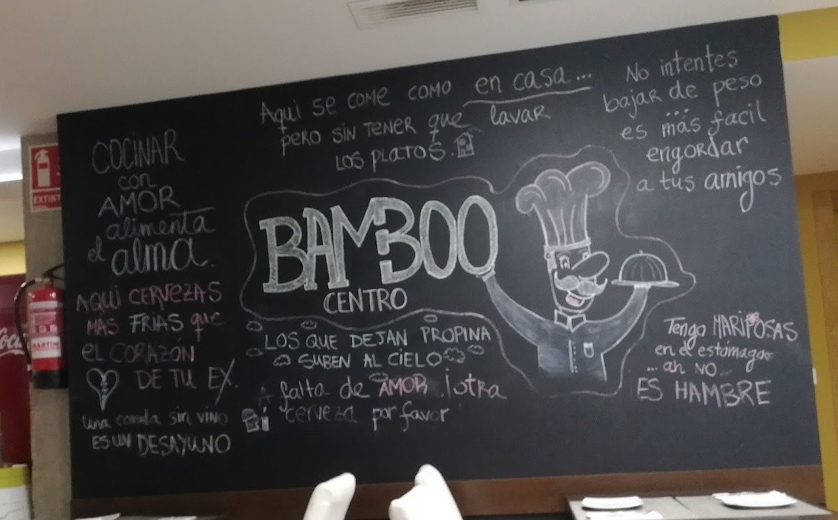 Restaurante Bamboo Centro Photo Menu 2