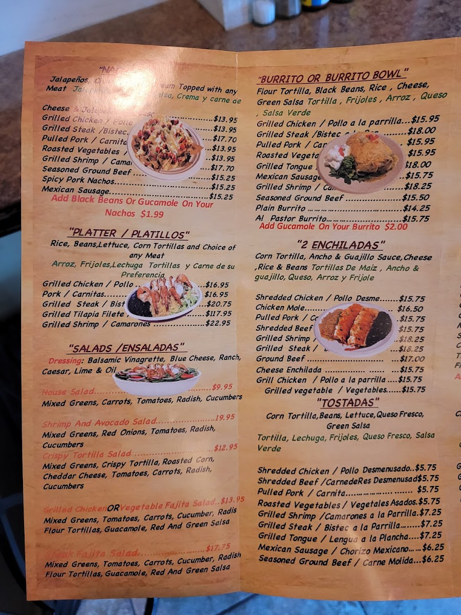 Taqueria Maria and Ricardo Photo Menu 1