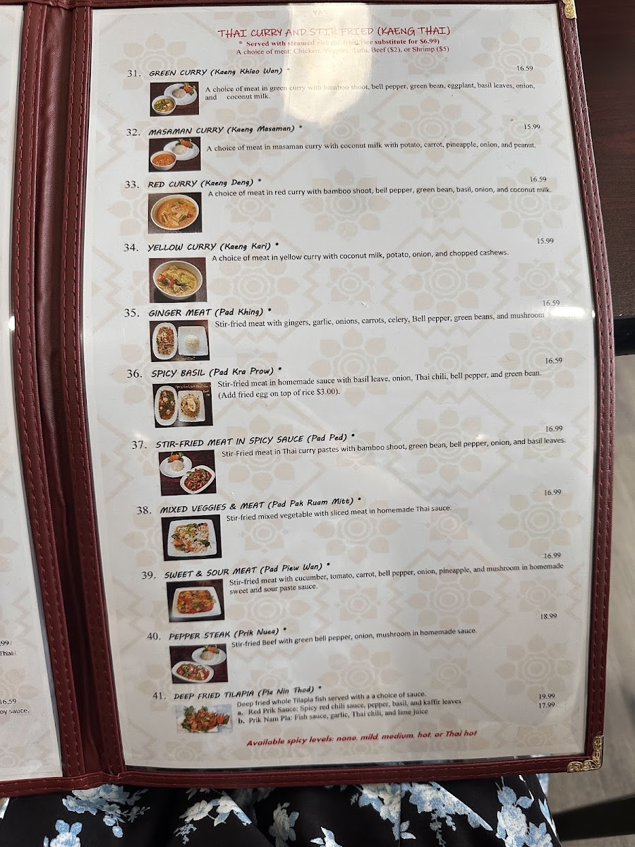 Tin's House, Thai Cuisine Photo Menu 6