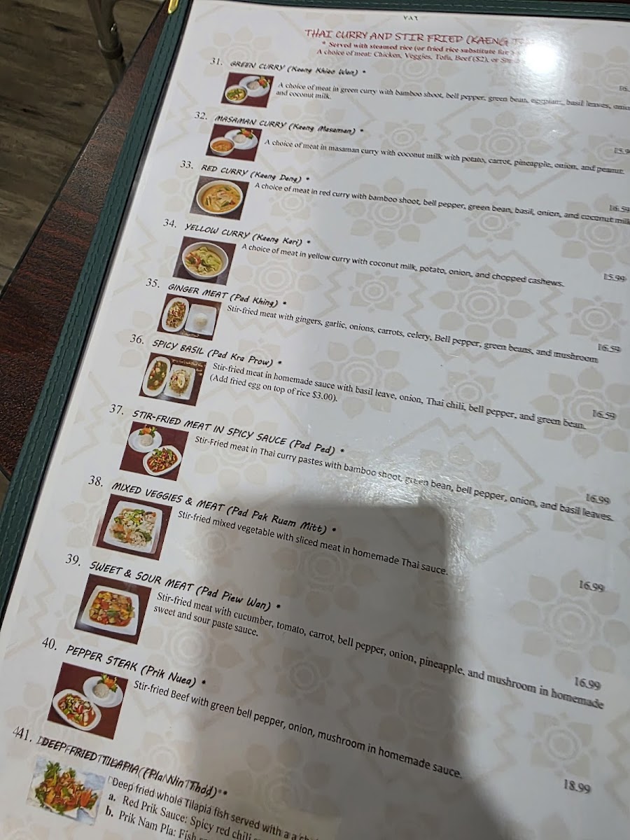Tin's House, Thai Cuisine Photo Menu 9