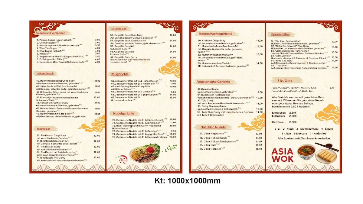 ASIA WOK im Kaufland Photo Menu 1