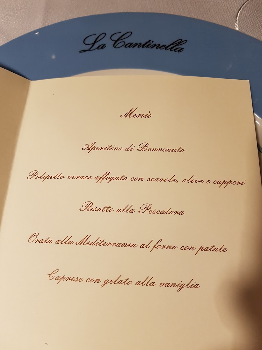 Ristorante LA CANTINELLA Photo Menu 1