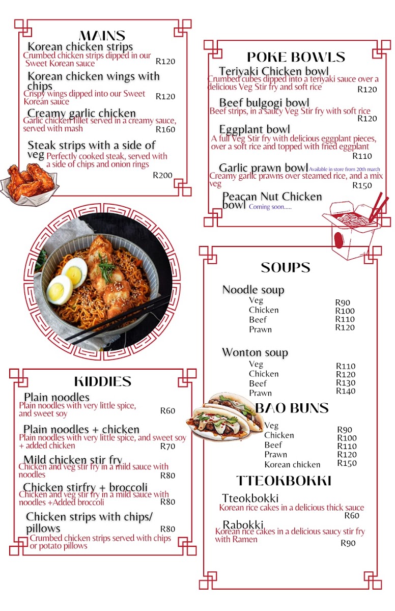The Noodle Bar Photo Menu 2