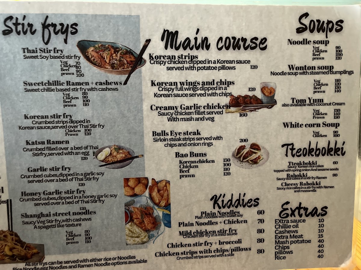 The Noodle Bar Photo Menu 5