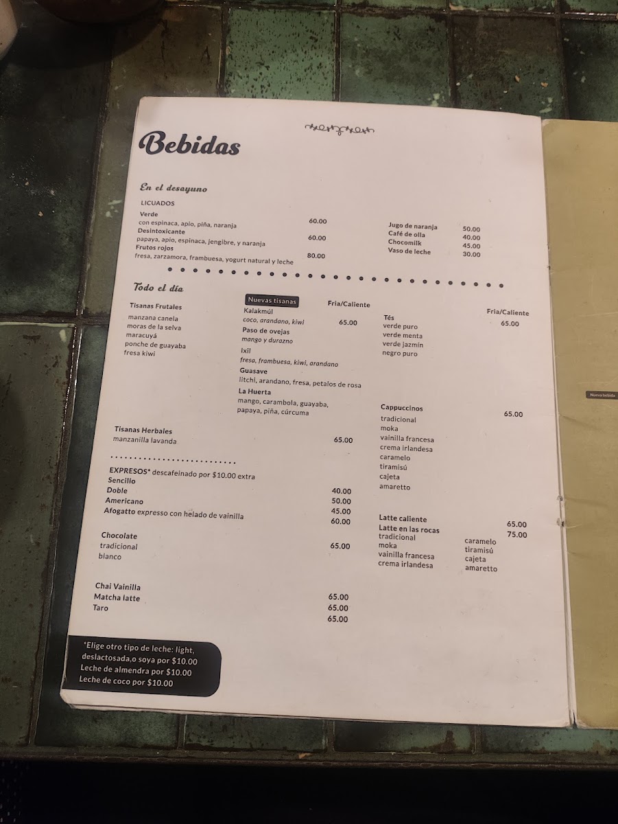 La Tisana Cafe Photo Menu 6