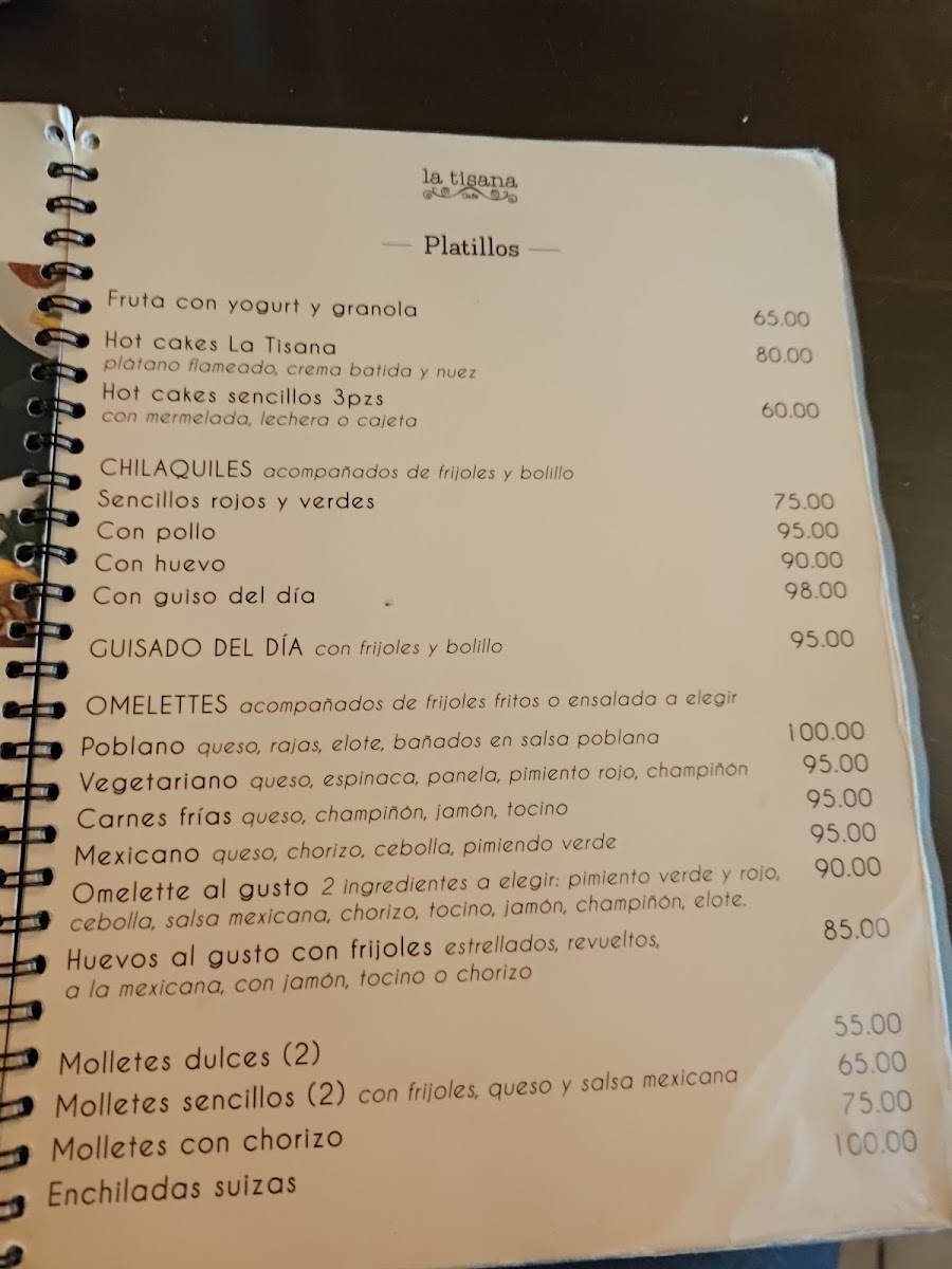 La Tisana Cafe Photo Menu 8