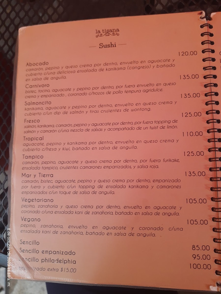 La Tisana Cafe Photo Menu 9