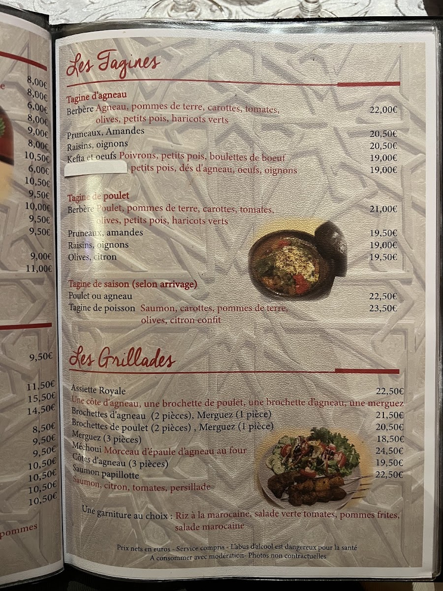 Les Délices du Maroc Photo Menu 1