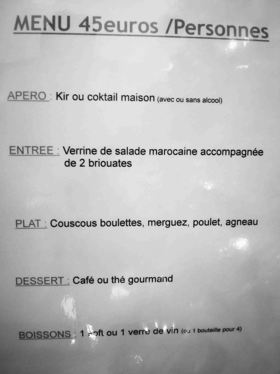 Les Délices du Maroc Photo Menu 8