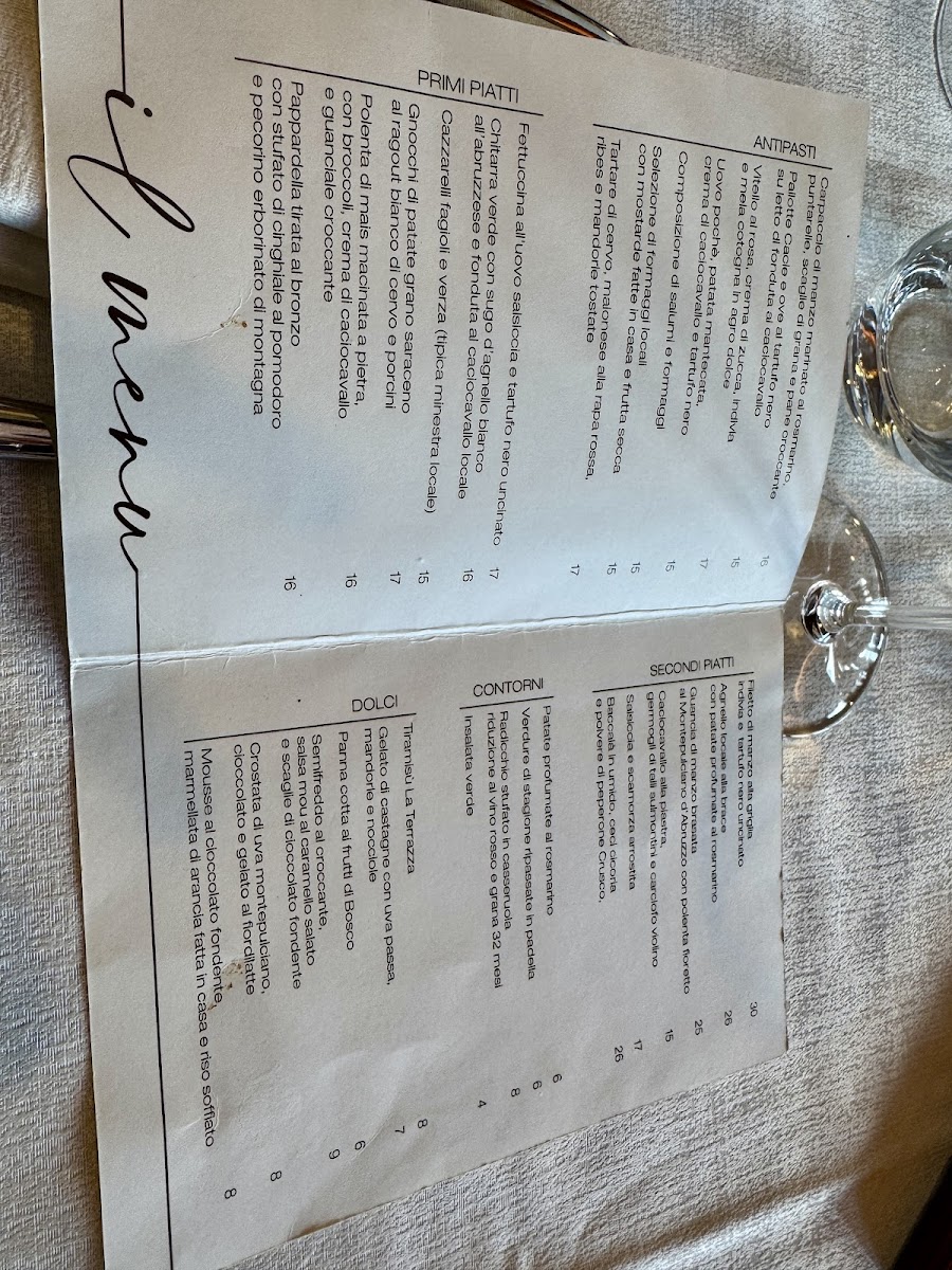 La Terrazza Photo Menu 10