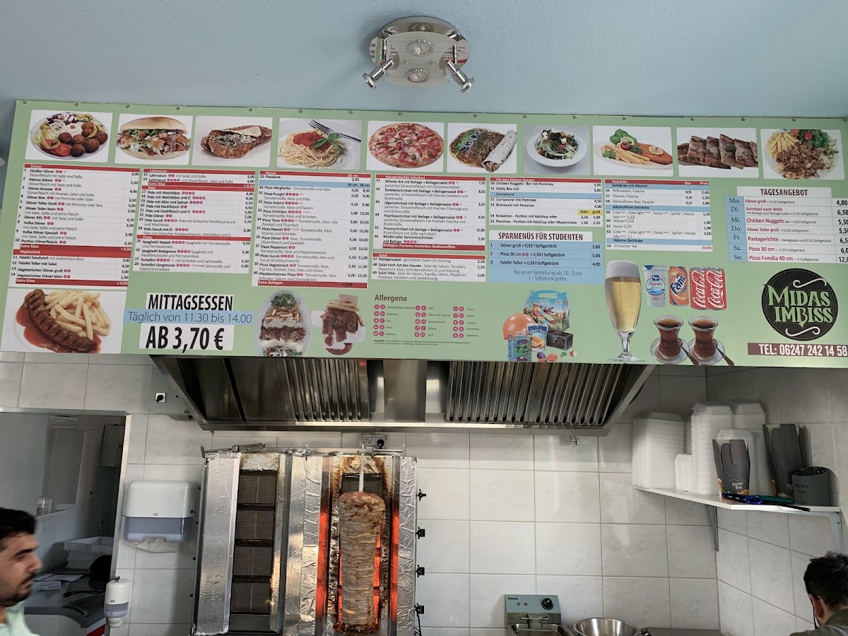 Midas Döner Pizza Haus Worms Photo Menu 3