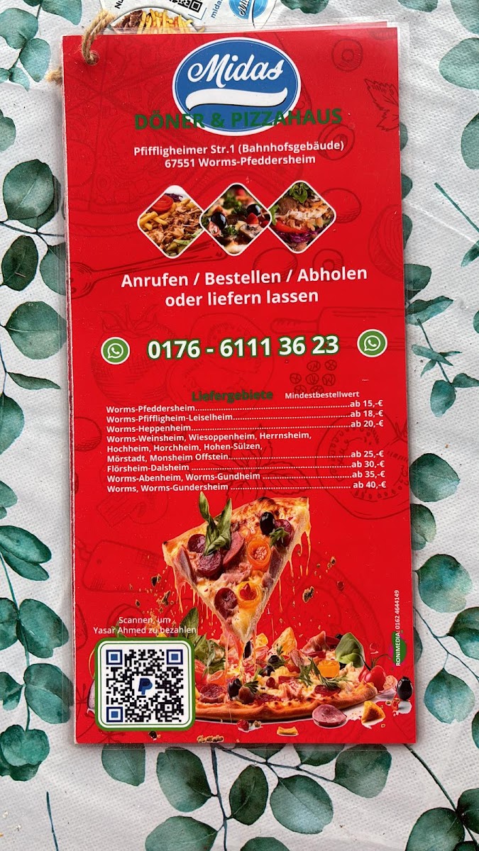 Midas Döner Pizza Haus Worms Photo Menu 4