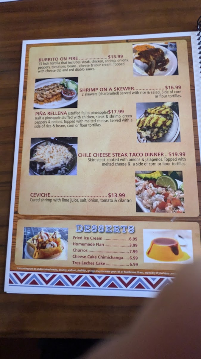 San Jose Mexican Restaurant Photo Menu 10