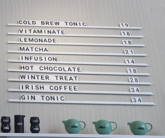 MABO ONE - Specialty Coffee Shop Photo Menu 3