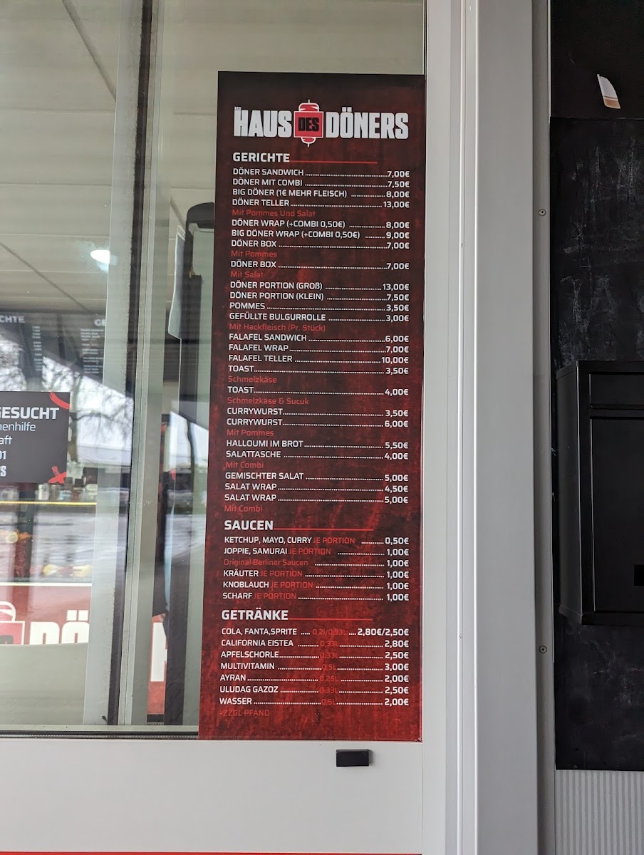 Haus des Döners Dinslaken Photo Menu 1