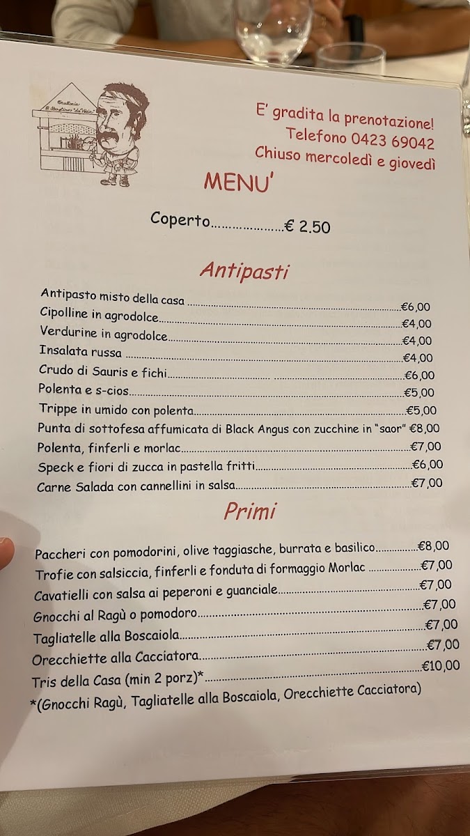 Trattoria San Bastian 'da Vecia' Photo Menu 1