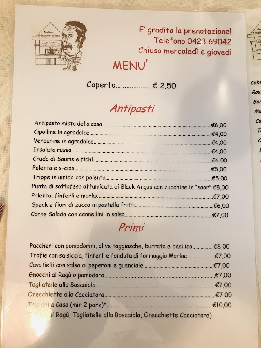 Trattoria San Bastian 'da Vecia' Photo Menu 10
