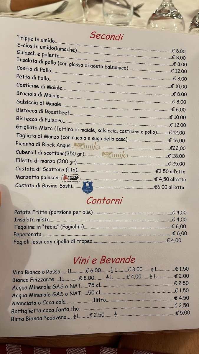 Trattoria San Bastian 'da Vecia' Photo Menu 2